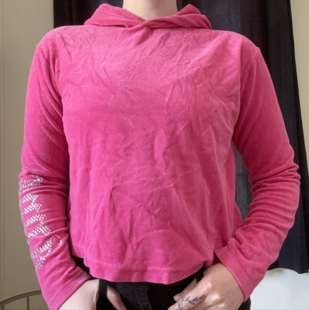 Vintage Y2K Juicy Couture Vibrant‎ Pink Hoodie